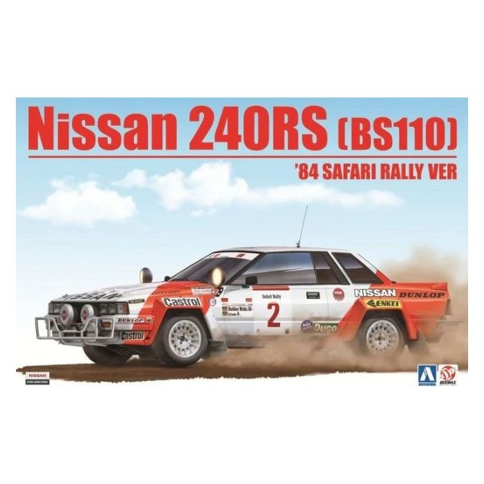 1/24 NISSAN 240RS (BS110) '84 SAFARI RALLY